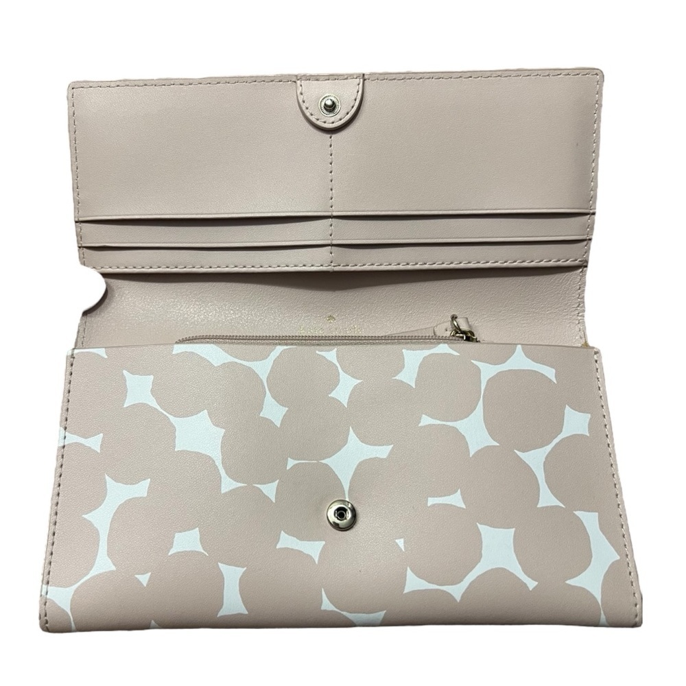 KATE SPADE Mollie Putnam Splodge Cyra Dot Large Flap Wallet - Picture 4 of 5